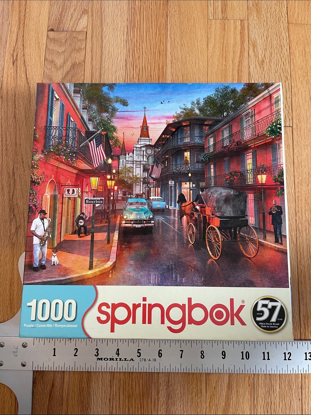 1000-Piece Jigsaw Puzzle - Colorful New Orleans Street Scene